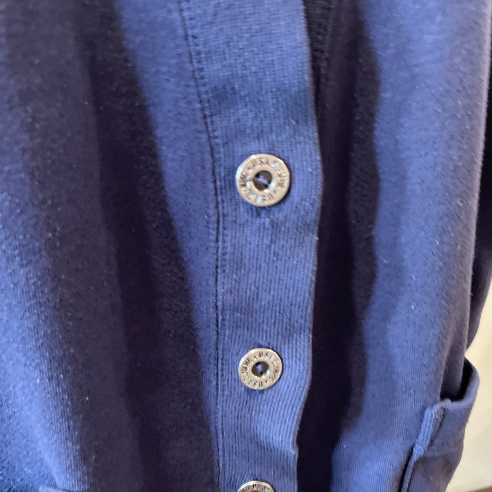 Vintage USA Olympic Cardigan Adult Medium Navy 90s JcPenney Button Sweater Comfy - Picture 3 of 8